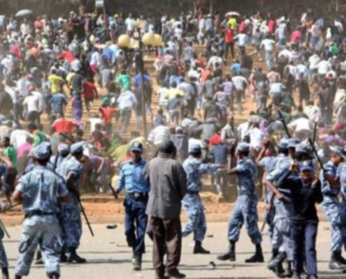 Le rivolte dopo l'assassinio di Hundessa