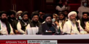 Delegazione talebana a Doha il 12 settembre 2020