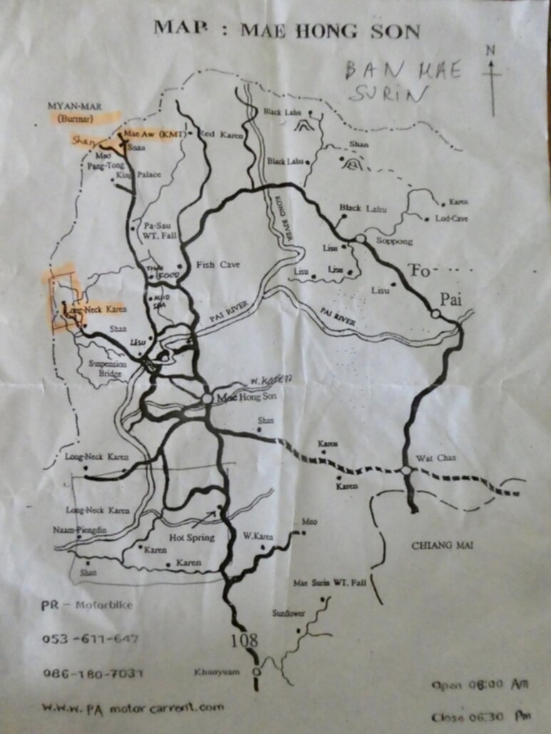 Tra Loi Kaw e Mae Hong Son in moto contro il Tatmadaw