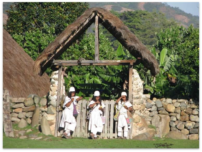 Los resguardos indígenas si definiscono come proprietà collettive di una comunità indigena, come dagli articoli 63 e 329 della Costituzione politica, che le dichiara non trasferibili né alienabili: indispensabili per rispettare il territorio e la cultura in cui ciascun colombiano si riconosce