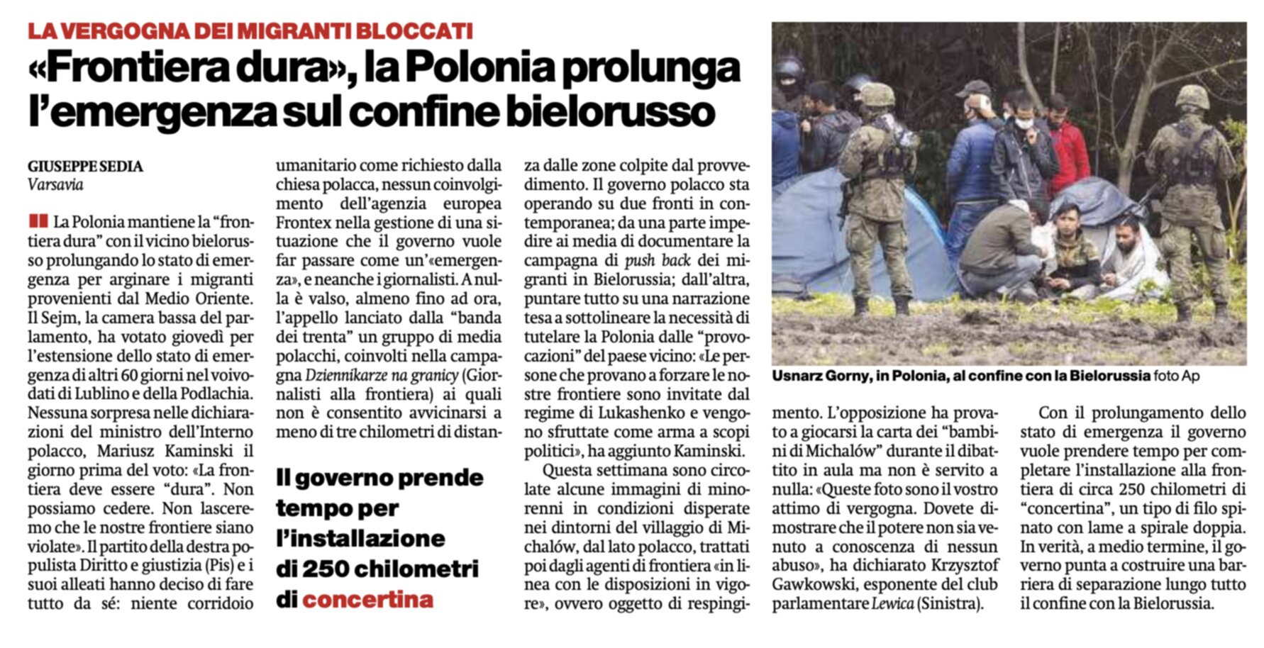 Polonia-Bielorussia_Sedia