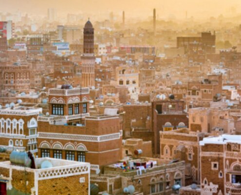 Sana'a come si presentava nel febbraio 2011